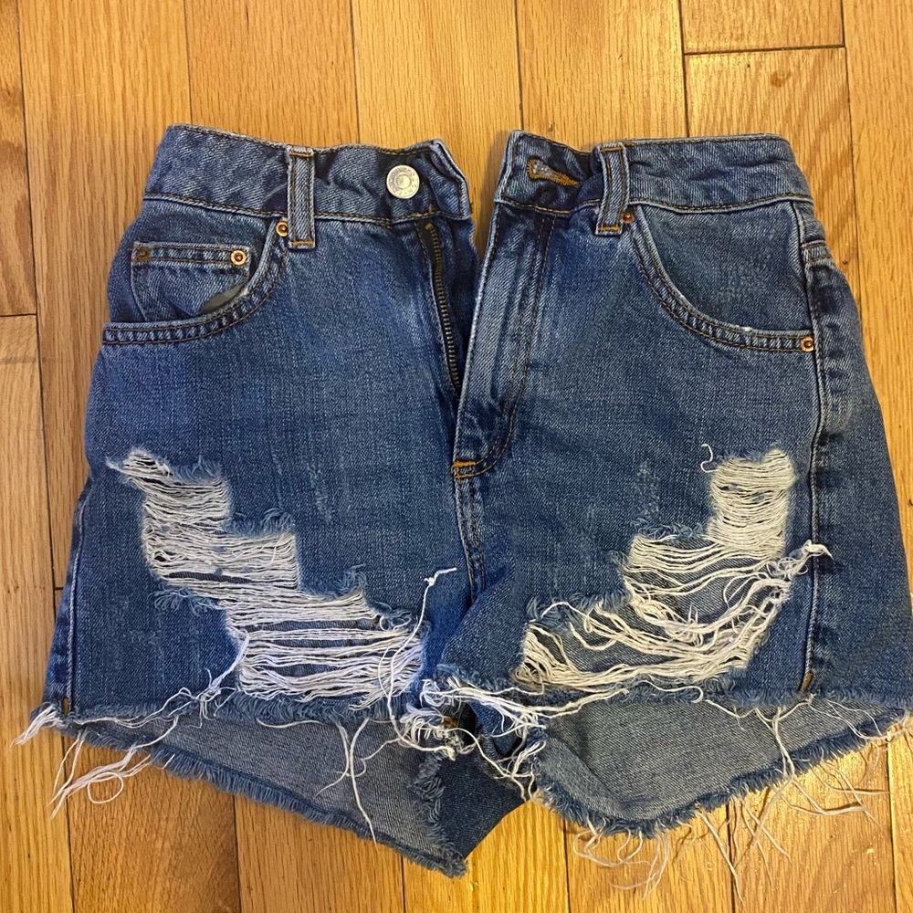 Top shop high wasted shorts
